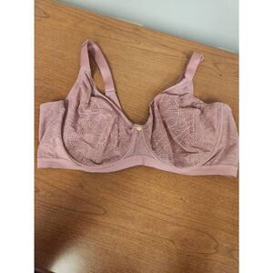 Understance 46DDD mauve underwire with lace cupd5